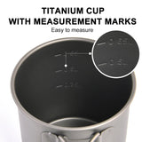 NNEOBA Titanium Camping Mug