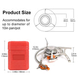 NNEOBA Portable Camping Gas Stove Silver