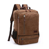 NNEOBA Unisex Large Capacity Vintage Canvas Travel Backpack