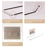 NNEOBA 1/2pcs Hanging Toilet Paper Holder Roll Paper Holder Bathroom Towel Rack Stand Kitchen Stand Paper Rack Home Storage Racks