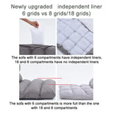 NNEOBA Adjustable Floor Gaming Sofa Chair - Padded Lounger with Back Support