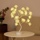 NNEOBA Table Lamp Rose Flower Tree