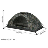 NNEOBA 1-Person Camping Tent with Mesh Ventilation Green