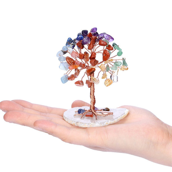 NNEOBA Mini Crystal Money Tree