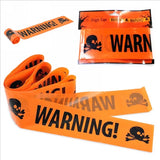 Halloween Skull Warning Tape Decoration