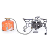NNEOBA 3500W Foldable Camp Gas Stove Silver