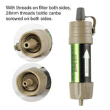 NNEOBA Portable Water Filter Straw for Camping & Emergency Use