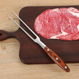 NNEOBA Stainless Steel BBQ Fork Brown
