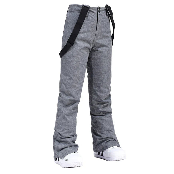 NNEOBA High-Quality Men Women Winter Thick Warm Skiing Pants