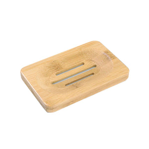 NNEOBA Wooden Natural Bamboo Soap Dishes Tray Holder