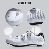 NNEOBA Ultralight Carbon Fiber Sole Road Bike Shoes