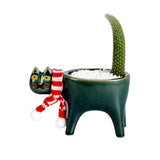 NNEOBA Ceramic Flower Pot Cute Cat Shape Garden Pots Succulent Planter Plant Container Home Desktop Decor Vase For Living Room