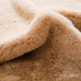 NNEOBA Luxurious Bear Rug Super Soft Carpet - Brown, 120x160cm