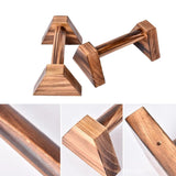 NNEOBA Wooden Push-Up Stands - Gym Exercise Bars for Chest Training