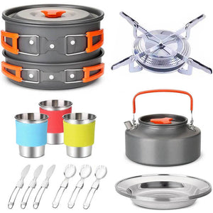 NNEOBA Camping Cookware Kit Orange