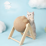 NNEOBA Cat Scratching Ball Toy Kitten Sisal Rope Ball Board Grinding Paws Toys Cats Scratcher Wear-resistant Pet Furniture supplies