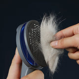 NNEOBA Cat Comb Dog Hair Remover Brush Pet Grooming Slicker Comb Removes Tangled  Self Cleaning Pet Supplies Accessories