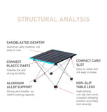 NNEOBA Ultralight Camping Table - Portable Mini Table for Backpacking and Outdoor Activities