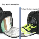 NNEOBA Waterproof Travel Gym Duffel Bag Black