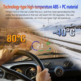 NNEOBA ADQ 5.5 OBD2 HUD A8 Digital Head-Up Display Speedometer Black