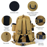 NNEOBA Multifunctional Fishing Tackle Backpack Tactical Gear Bag Khaki