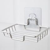 NNEOBA High Quality Soap Rack Wall Mounted Soap Holder Stainless Steel Soap Sponge Dish Bathroom Accessories Soap Dishes Self Adhesive
