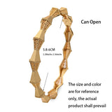 NNEOBA African Dubai Gold Bangles for Women Wedding