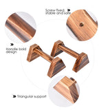NNEOBA Wooden Push-Up Stands - Gym Exercise Bars for Chest Training