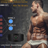 EMS Muscle Stimulation Abdominal Trainer Belt Set