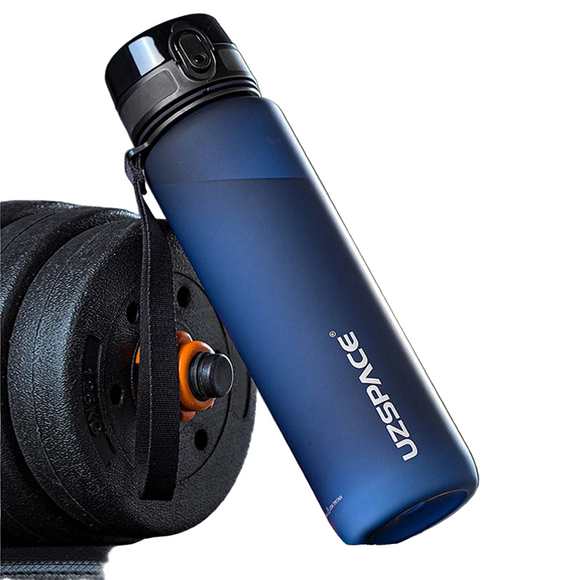 NNEOBA 1L Sports Shaker Water Bottle Blue