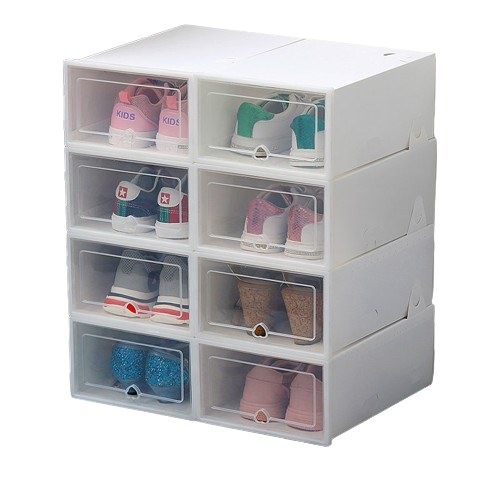 NNEOBA Transparent Shoe Storage Organizer
