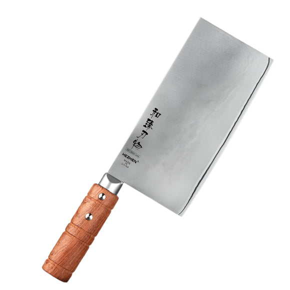 NNEOBA 7-Inch Slicing Knife 3-Layer Composite Stainless Steel Blade Brown