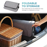 NNEOBA 32L Large Soft Cooler Bag with Hard Liner Grey