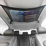 NNEOBA SUV Car Ceiling Storage Net Breathable Mesh Roof Cargo Organizer Black