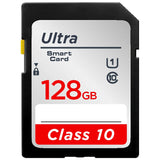 128GB Memory Card Class 10 SD Flash Storage Card