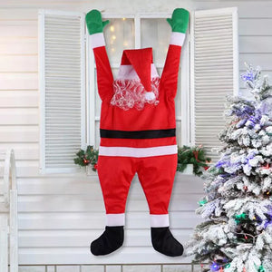 NNEOBA Festive 108cm Santa Claus Hanging Doll for Christmas Decor