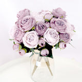 NNEOBA Artificial Flowers Peony Tea Rose