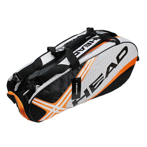 NNEOBA HEAD Tennis Rackets Bag Large With Separated Shoes Bag - Orange