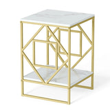 NNEOBA Luxury Marble Tea Coffee Cafe Table