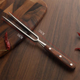 NNEOBA Stainless Steel BBQ Fork Brown