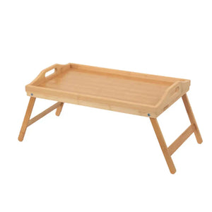 NNEOBA Foldable Laptop Stand & Breakfast Tray - Cozy Bedroom Desk