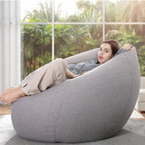 NNEOBA Comfort Lazy Sofas Cover Chairs Without Filler