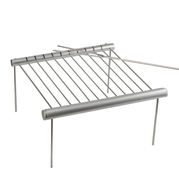 NNEOBA Mini Pocket BBQ Grill Silver