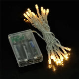 10M Battery-Operated LED Fairy String Lights 80 LEDs