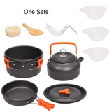 NNEOBA 11-Piece Camping Cookware Cooking Set