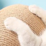 NNEOBA Cat Scratching Ball Toy Kitten Sisal Rope Ball Board Grinding Paws Toys Cats Scratcher Wear-resistant Pet Furniture supplies