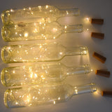 NNEOBA NBNEOBA 20 LED Wine Bottle Lights with Cork, 2M Cork Lights Fairy Mini String Lights for Liquor Bottles Crafts Party Wedding Decoration