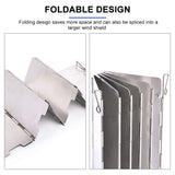 NNEOBA Camping Portable Stove Wind Shield