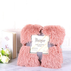 NNEOBA Fur Pillow Cover Super Soft