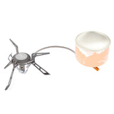 NNEOBA Titanium Blade 2 Camping Gas Stove Silver